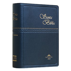 Biblia/RVR60 022c/Azul/Vinil