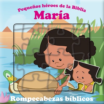 María Libro De Rompecabezas Bíblico  bilingüe (Acolchada) [Libro]