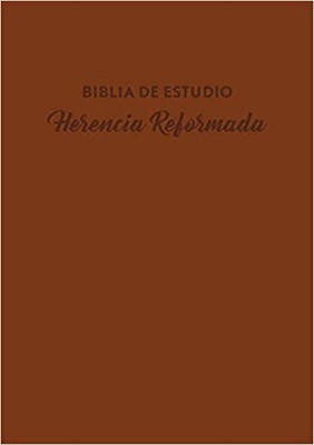 Biblia De Estudio Herencia Reformada Imitación Piel Cafe