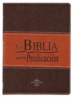 Biblia RVR086LG Predicación Marrón