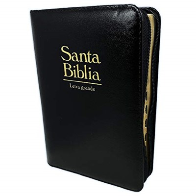 Biblia RVR055cZTILGa Imit Piel Negro