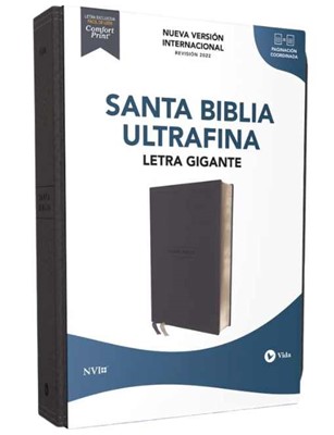 Biblia Ultrafina NVI Letra Gigante  Azul Marino