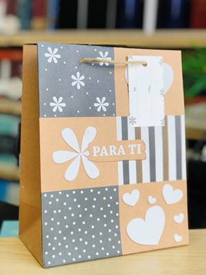 Bolsa de Regalo Kraft - Mediana Foamy