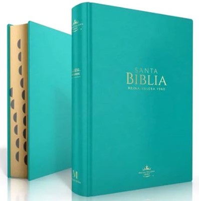 Biblia RVR60 065cti LG Clásica Turquesa