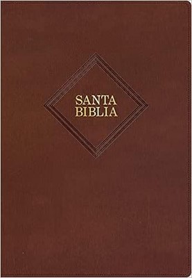 Biblia RVR60 L SuperGigante Piel Fabricada Marrón