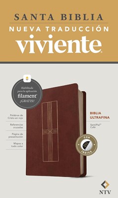 Biblia NTV Café Ultrafina Índice con Filament
