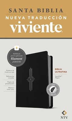 Biblia NTV Ultrafina Negro Índice con Filament