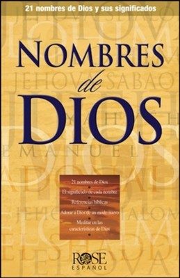 Folleto: Nombres De Dios