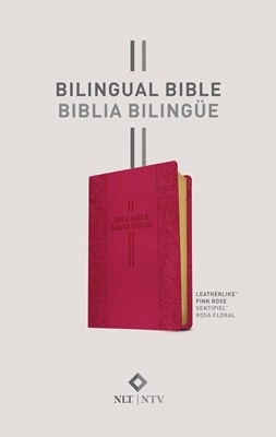 Biblia bilingüe NLT/NTV Rosa SimiPiel