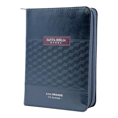 Biblia RVR60/045czti/LG/PJR/Clásico ABBA Negro/Negro
