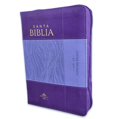 Biblia RVR60 Tamaño Manual Letra Grande con Cierre e Índice
