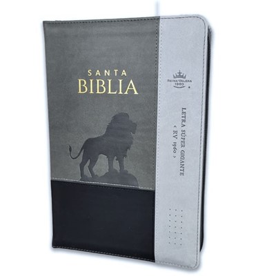 RVR60 Biblia Tamaño Grande Letra Súper Gigante con Cierre e Índice