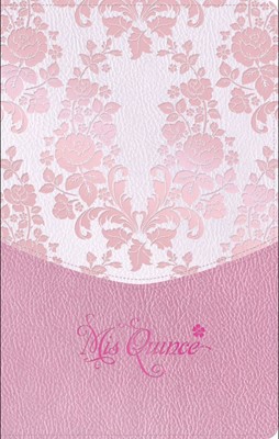 Biblia RVR60 Mis Quince Rosa Floral Simi Piel