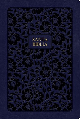 Biblia RVR 1960 LG Manual Ed. Especial Azul Marino Simi Piel