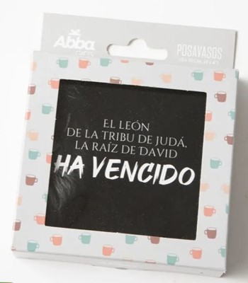 Compra Juego De 6 Posavasos Circulares De Piel Con Diseño De Vaca