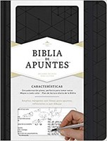 Biblia de Apuntes Negro (Simil Piel) [Biblia]