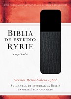 Biblia Estudio RVR Ryrie Imit Negro Duo (Senti piel dos tonos negro) [Biblia de Estudio]