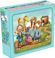 Rompecabezas 3D Noé Y Animales (Metal) [Juego]