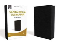 RV1960 Biblia Ultrafina LG, Piel  Cierre (Piel Fabricada Negra con Cierre) [Biblia]