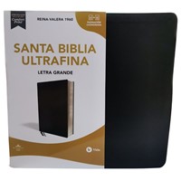 RV1960 Biblia Ultrafina LG Piel Fabricad (Piel Fabricada Negra) [Biblia]