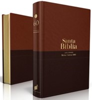 RVR60 095 Letra Súper Gigante PJR - Café Café (Imitación Piel Café) [Biblia]