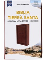 Biblia Tierra Santa LG Café Cierre (Simipiel con Cierre) [Biblia]