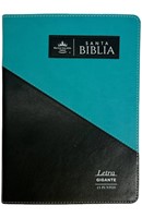 RVR1960 Triangular Negro/Turquesa LG (Simipiel) [Biblia]