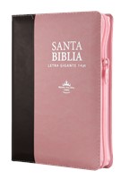 Biblia RVR60 Manual LSG 14 P Rosa Marrón (Simipiel con Cierre) [Biblia]
