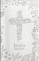 Santa Biblia de Promesas RVR-1960, Jesús Para Todos, Letra Grande / Tamaño Manual, Piel especial con cierre, Marfil (Imitación Piel) [Biblia]