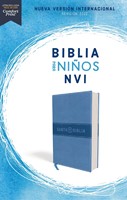 Biblia para Niños NVI, Texto revisado 2022, Leathersoft, Azul Celeste, Comfort Print (Simipiel) [Biblias para Niños]