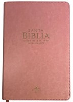 RVR Biblia Colección Clásica Rosa Letra Grande (Simipiel) [Biblia]