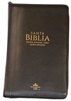 Biblia RVR60 065cz LG Clásica Negra Cier (Simipiel con Cierre) [Biblia]