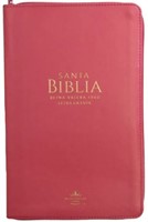 Biblia/RVR060/Manual/LG/Cierre/Fucsia (Simipiel con Cierre) [Biblia]