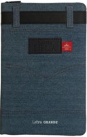 Biblia Reina Valera 1960 Letra Grande Jean Negro Cierre e Índice (Tipo Jeans) [Biblia]