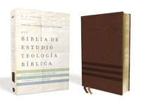 NVI Biblia de Estudio, Teología Bíblica, Leathersoft, Café (Imitación Piel) [Biblia de Estudio]