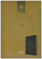 Biblia Temática De Estudio Deluxe LG RVR60 N (Piel Genuina) [Biblia de Estudio]