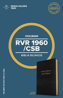 Biblia RVR 1960/CSB Bilingue, Negro Imit (Imitación Piel) [Biblia Bilingue]
