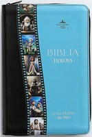 Biblia RVR1960 Héroes Bitono (Imitación Piel con Cierre) [Biblias para Niños]