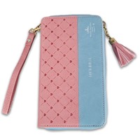 Biblia RVR6015CZTI/ Chequera Azul-Rosa/ Cierre (Imitación Piel con Cierre) [Biblia]