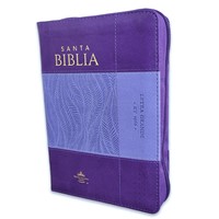 Biblia RVR60 Tamaño Manual Letra Grande con Cierre e Índice (Imitación Piel) [Biblia Compacta]