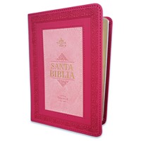 Biblia RVR1960 035C PJR FRAME ROSA/ROSA (Imitación Piel) [Biblia Compacta]