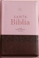 BIBLIA RVR60 088CZTI LSGI CAFÉ/ROSA CON MARIPOSAS (Imitación Piel) [Biblia]
