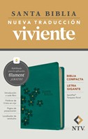 Biblia NTV Compacta Turquesa Floral LG Filament (Simi Piel) [Biblia Compacta]
