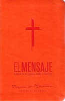 Biblia El Mensaje Naranja/ Imitación Piel (Simi Piel) [Biblia]