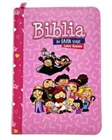 Biblia Mi Gran Viaje RVR60 Rosa Cierre (Simi Piel Con Cierre) [Biblia para Niños]