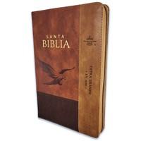 Biblia RVR60 Tamaño Manual Letra Grande con Cierre e Índice (Simi Piel) [Biblia]