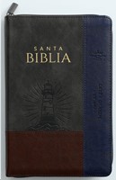 Biblia RVR60 Tamaño Manual Letra Grande con Cierre e Índice (Simi Piel) [Biblia]
