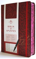 Biblia RVR60 Apuntes/ Vinotinto Flores TD Canto Pintado (Tapa Dura) [Biblia]