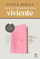 Biblia NTV Referencia Letra Grande Filament Rosa (Simi Piel) [Biblia]