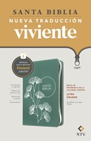 Biblia NTV Referencia Letra Grande Filament Cierre Verde (Simi Piel) [Biblia]